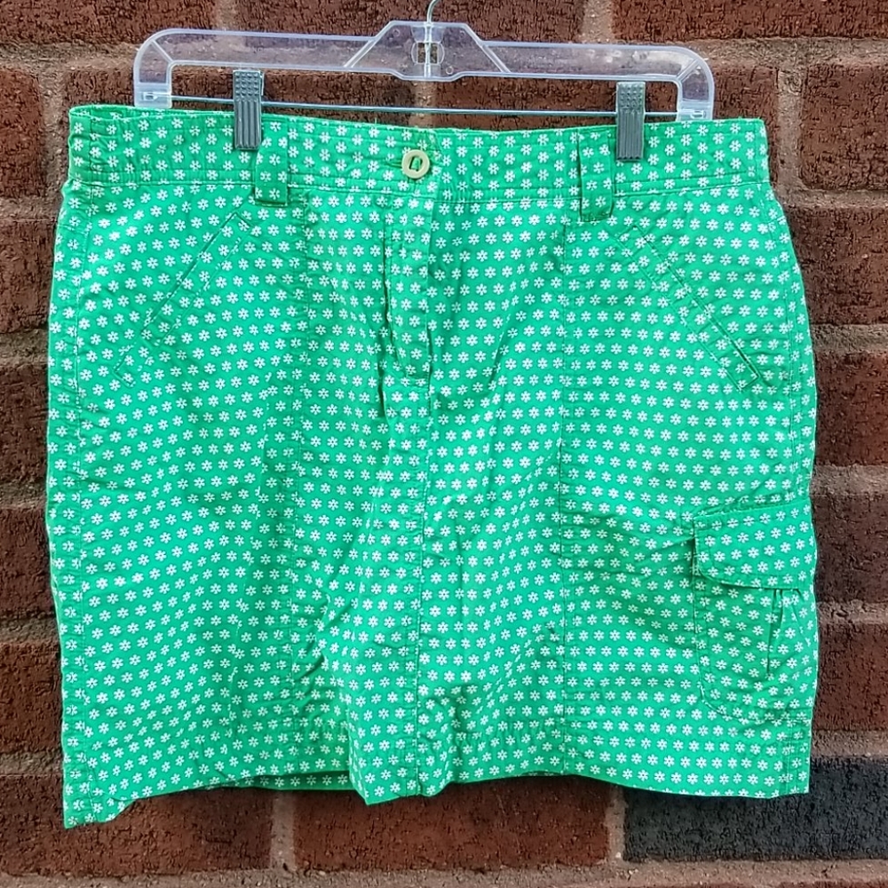Lands' End Sz 12 VGUC Skirt/Shorts Daisy